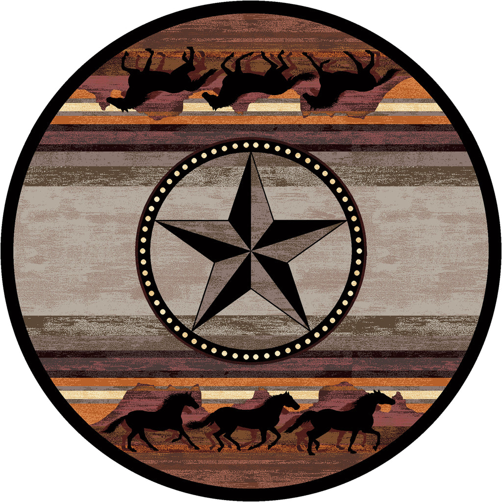Night Stampede Desert American Dakota Rugs