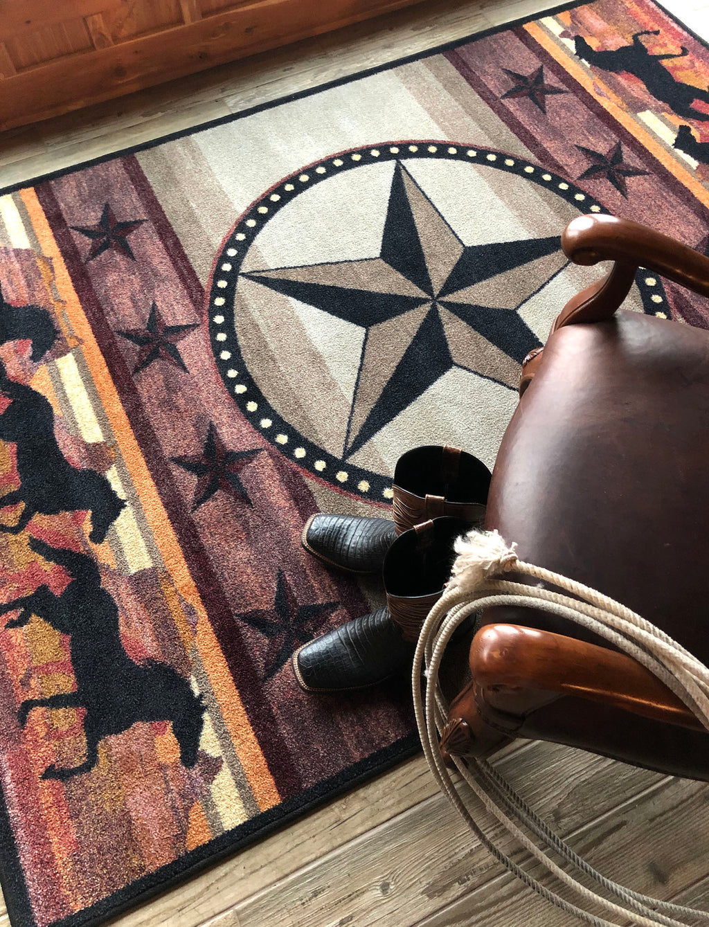 Night Stampede Desert American Dakota Rugs