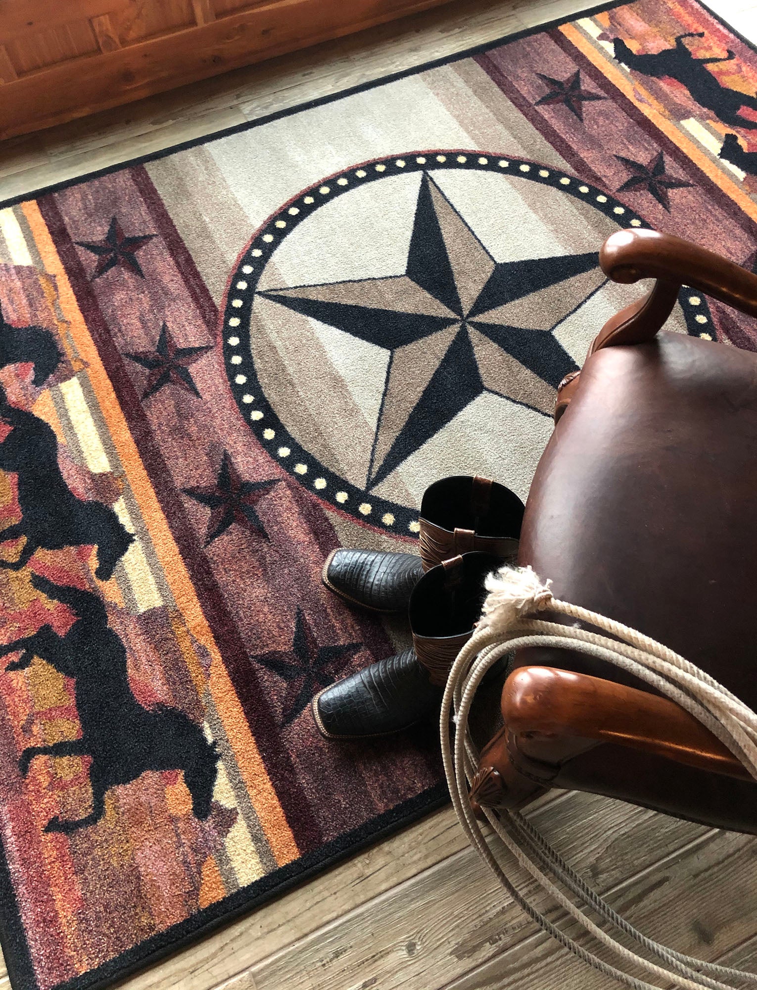 Night Stampede Desert American Dakota Rugs