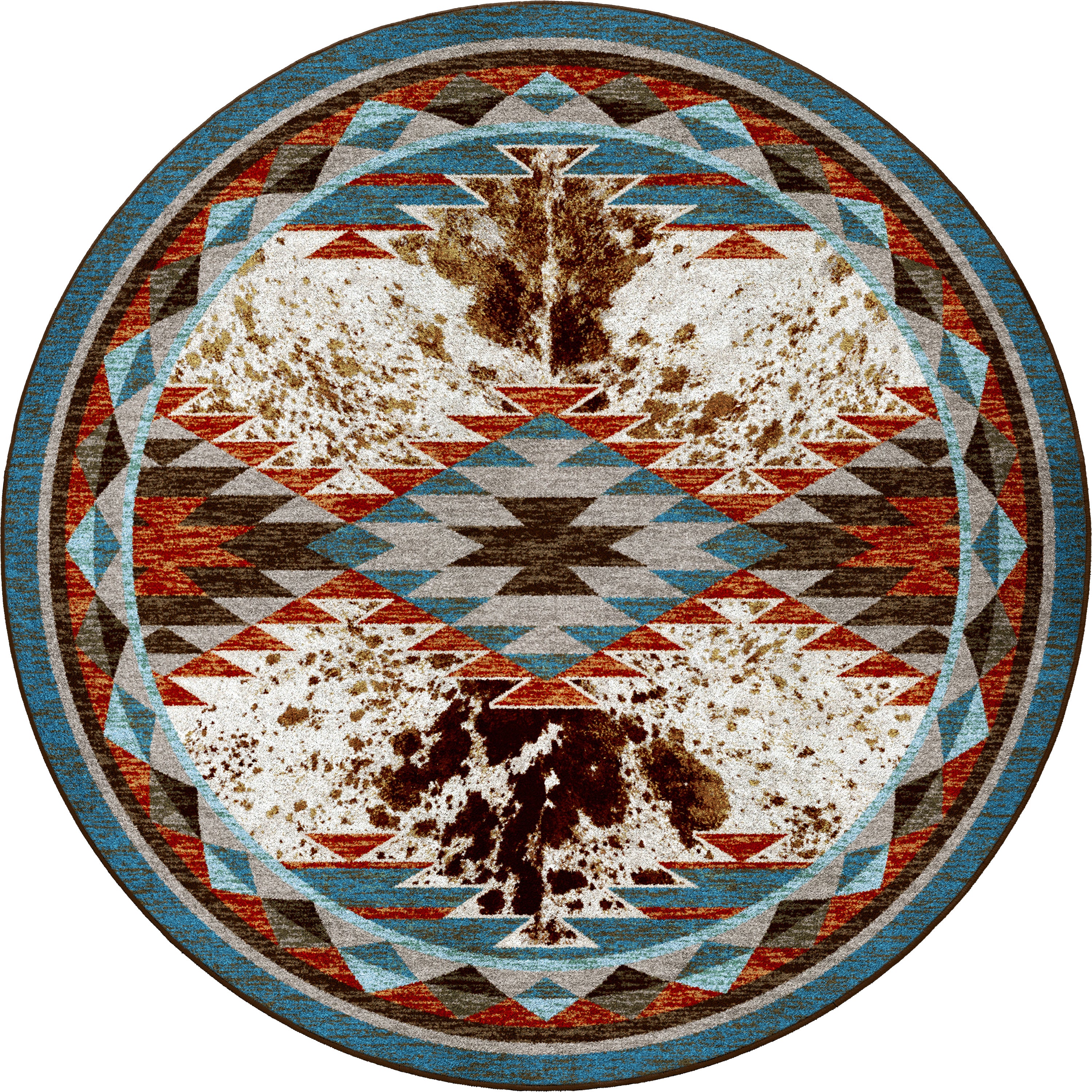 Nova Cowhide Rancher American Dakota Rugs