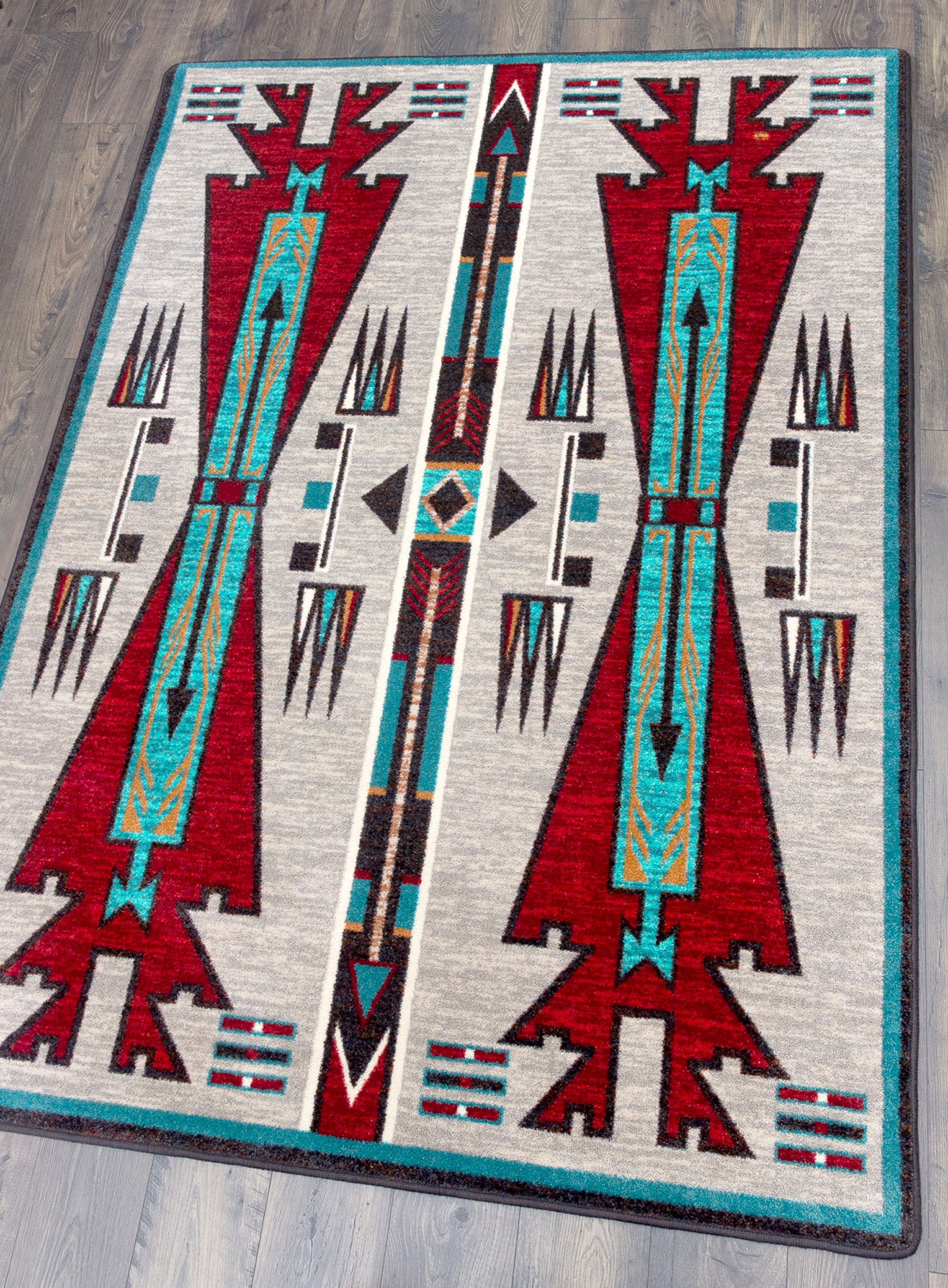 Horse Thieves OKA - Electric American Dakota Rugs