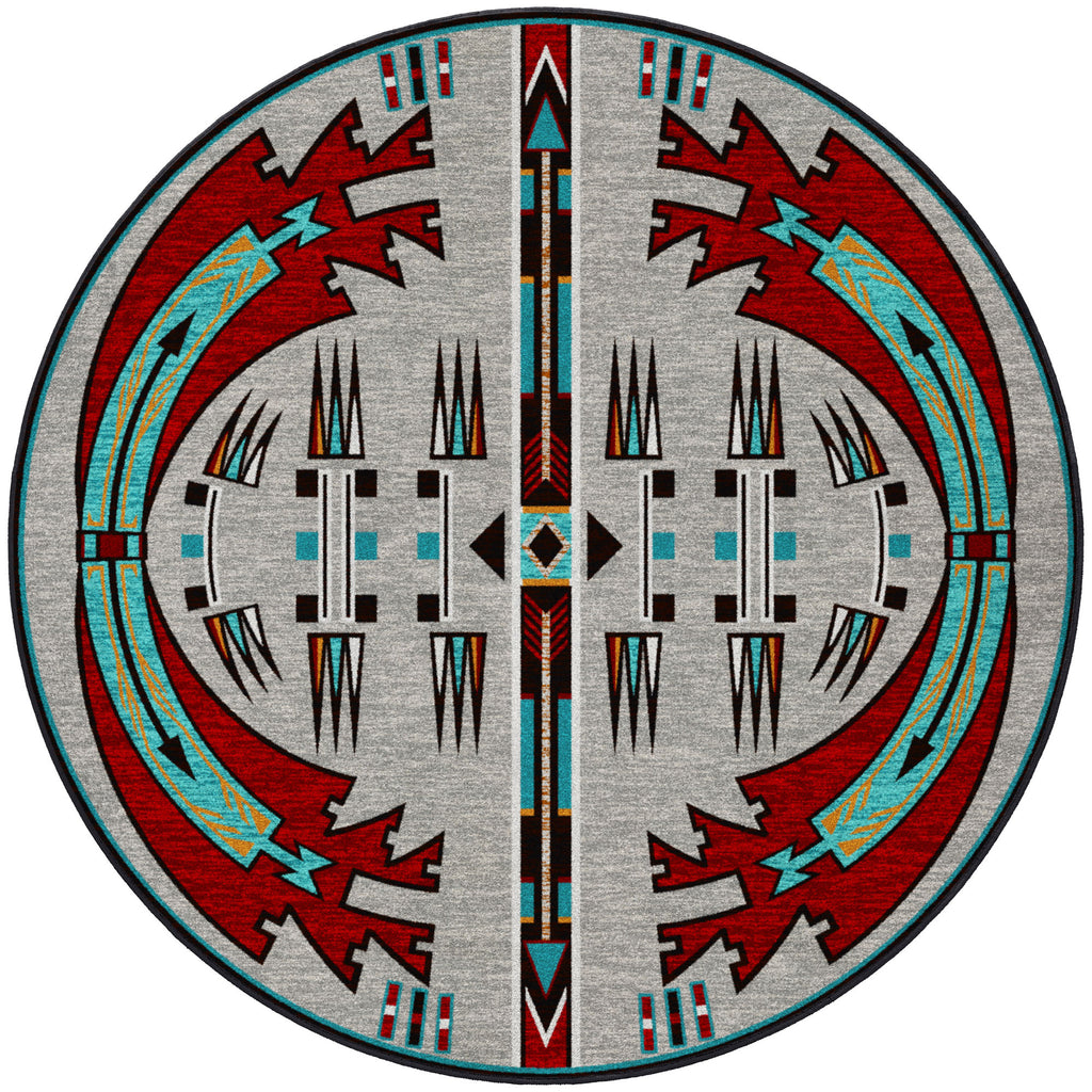 Horse Thieves OKA - Electric American Dakota Rugs