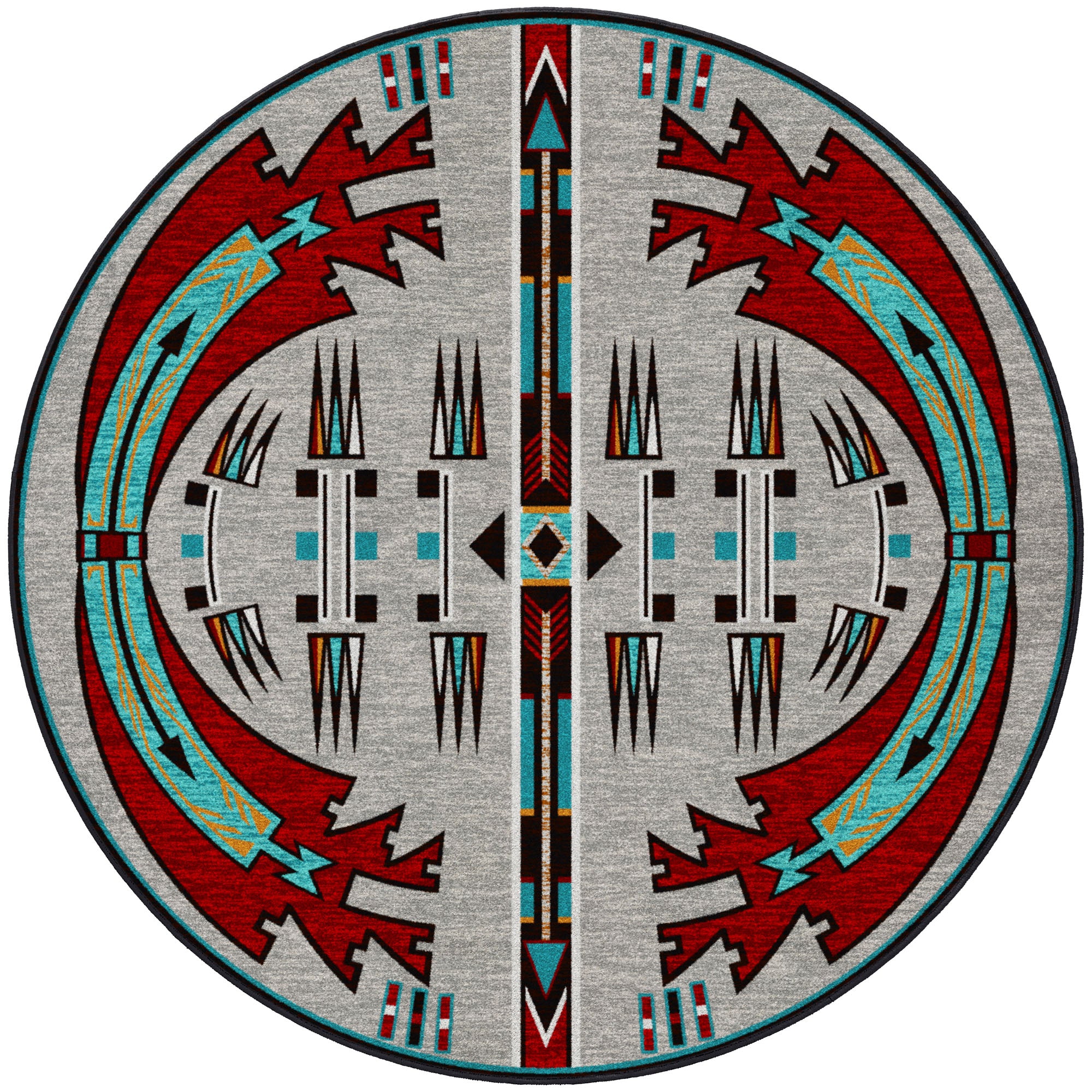 Horse Thieves OKA - Electric American Dakota Rugs