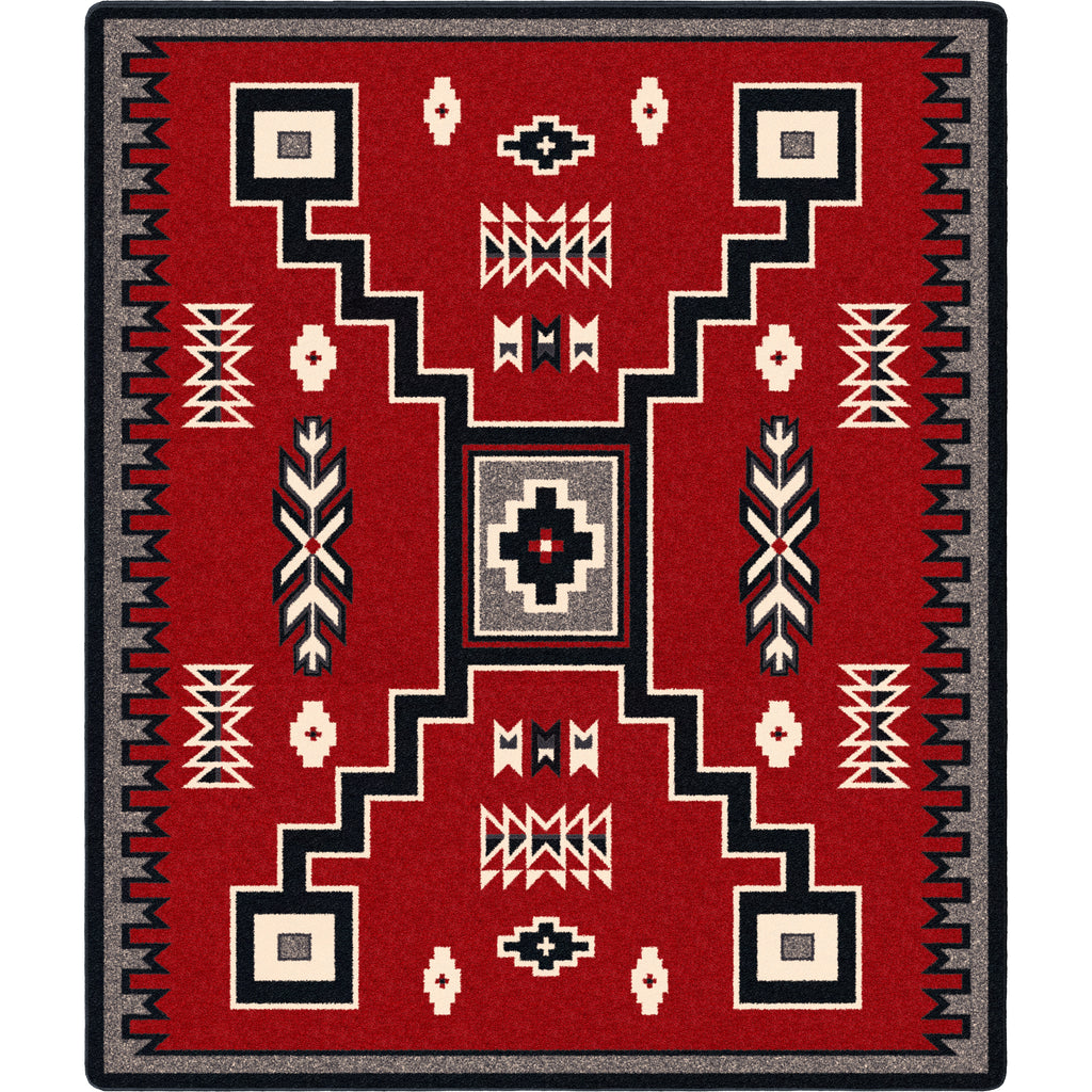 Old Crow - Red American Dakota Rugs