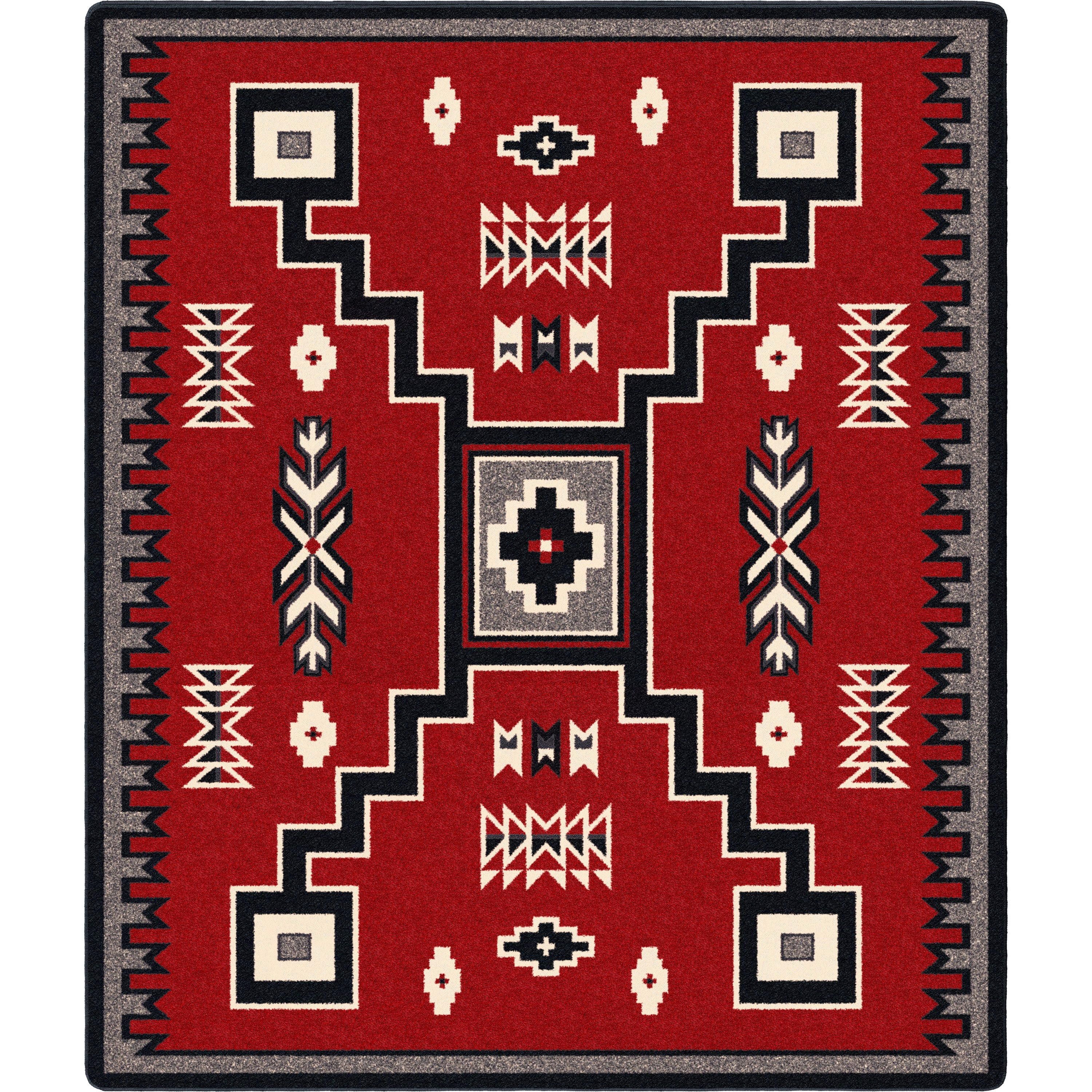 Old Crow - Red American Dakota Rugs