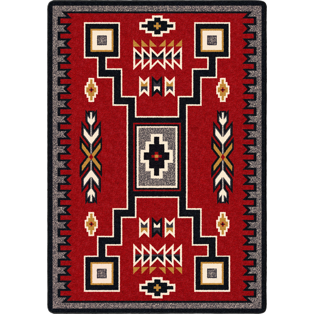 Old Crow - Red American Dakota Rugs