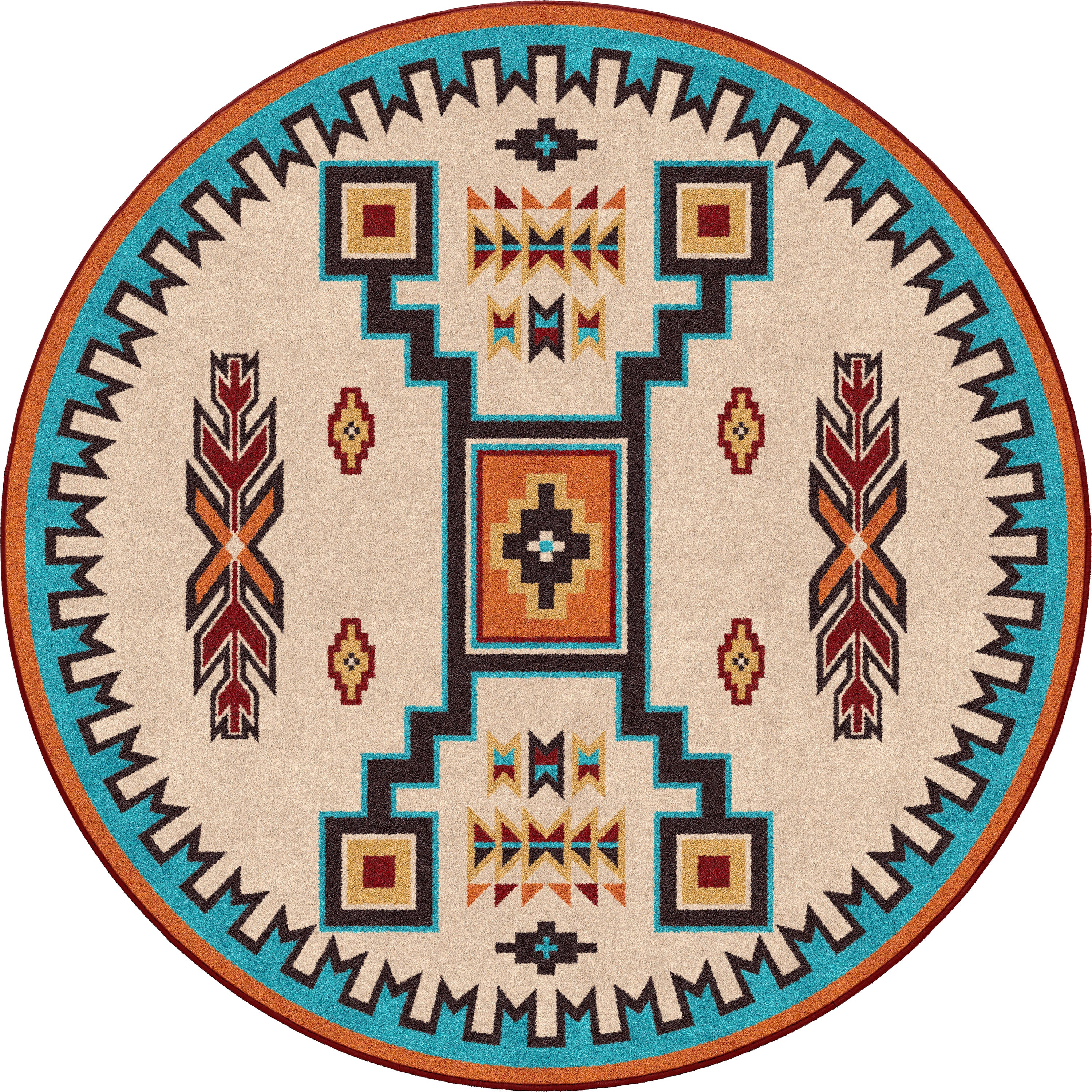 Old Crow - Rust American Dakota Rugs