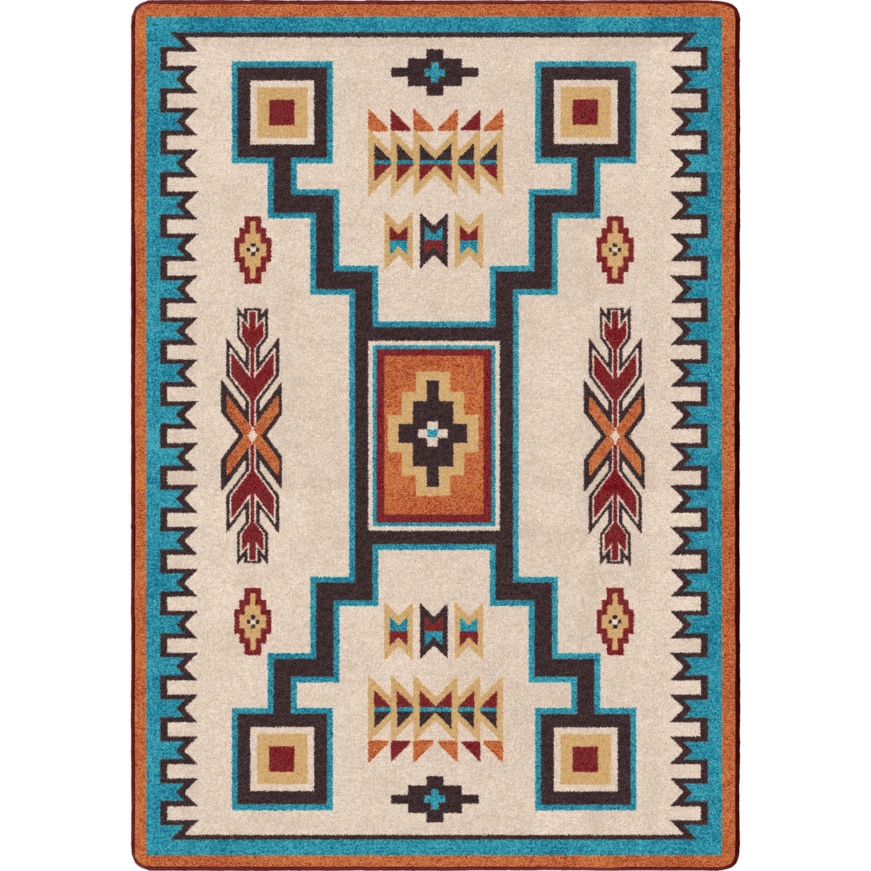 Old Crow - Rust American Dakota Rugs