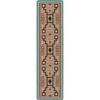 Old Crow - Suede Turquoise American Dakota Rugs