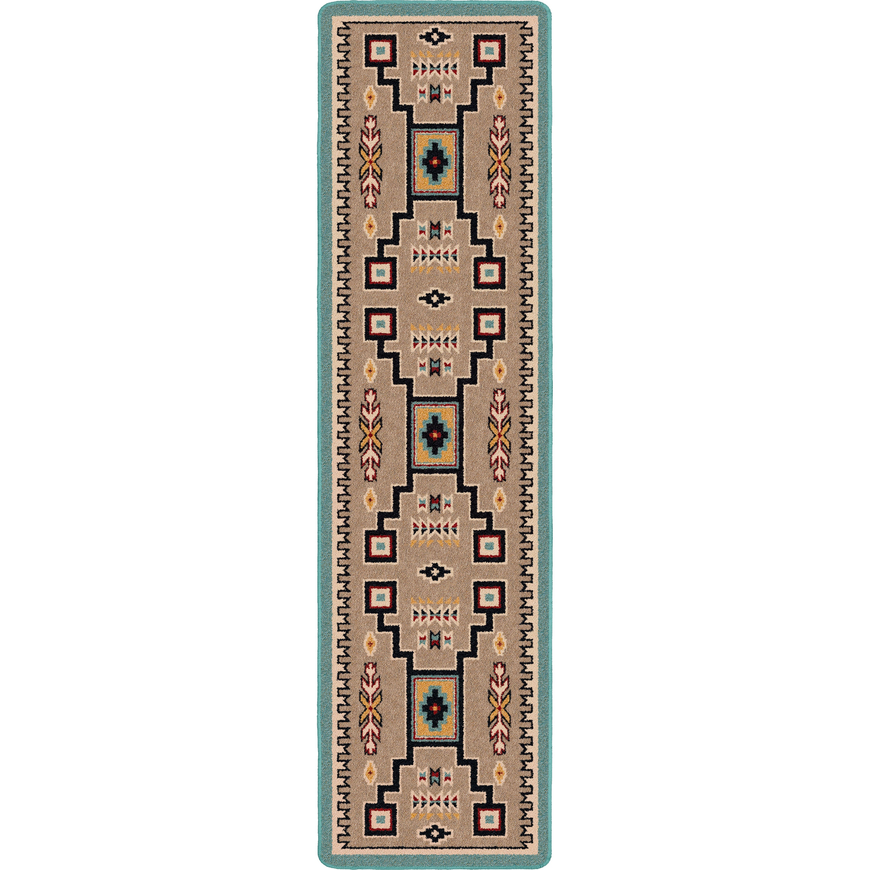 Old Crow - Suede Turquoise American Dakota Rugs