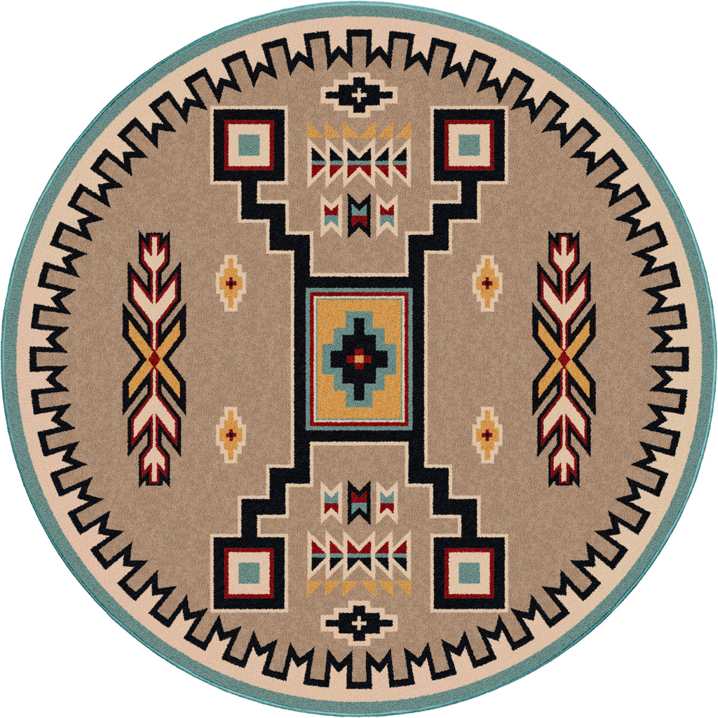Old Crow - Suede Turquoise American Dakota Rugs