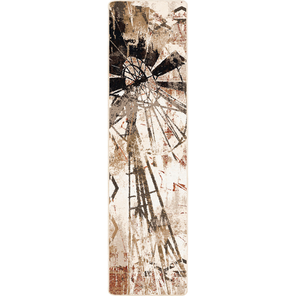 Painted Windmill American Dakota Rugs
