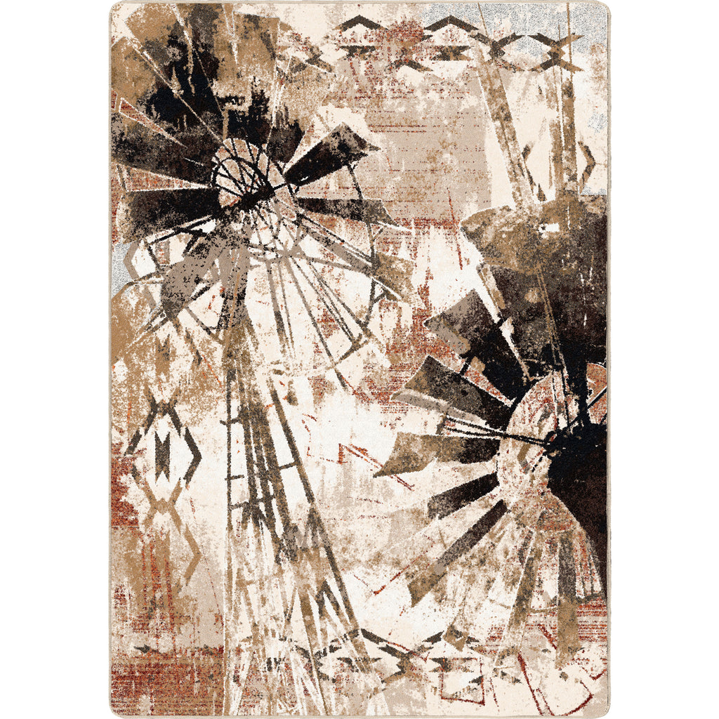 Painted Windmill American Dakota Rugs