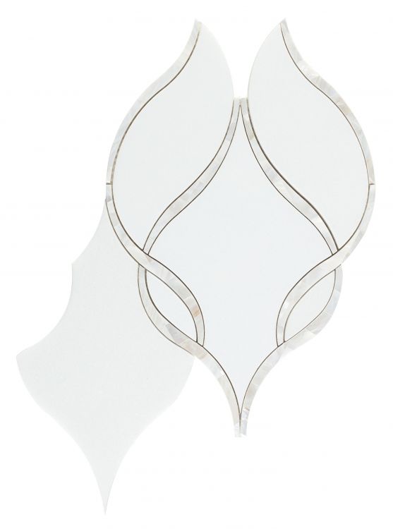 Prestige Polished Marble Decorative Mosaic Elysium