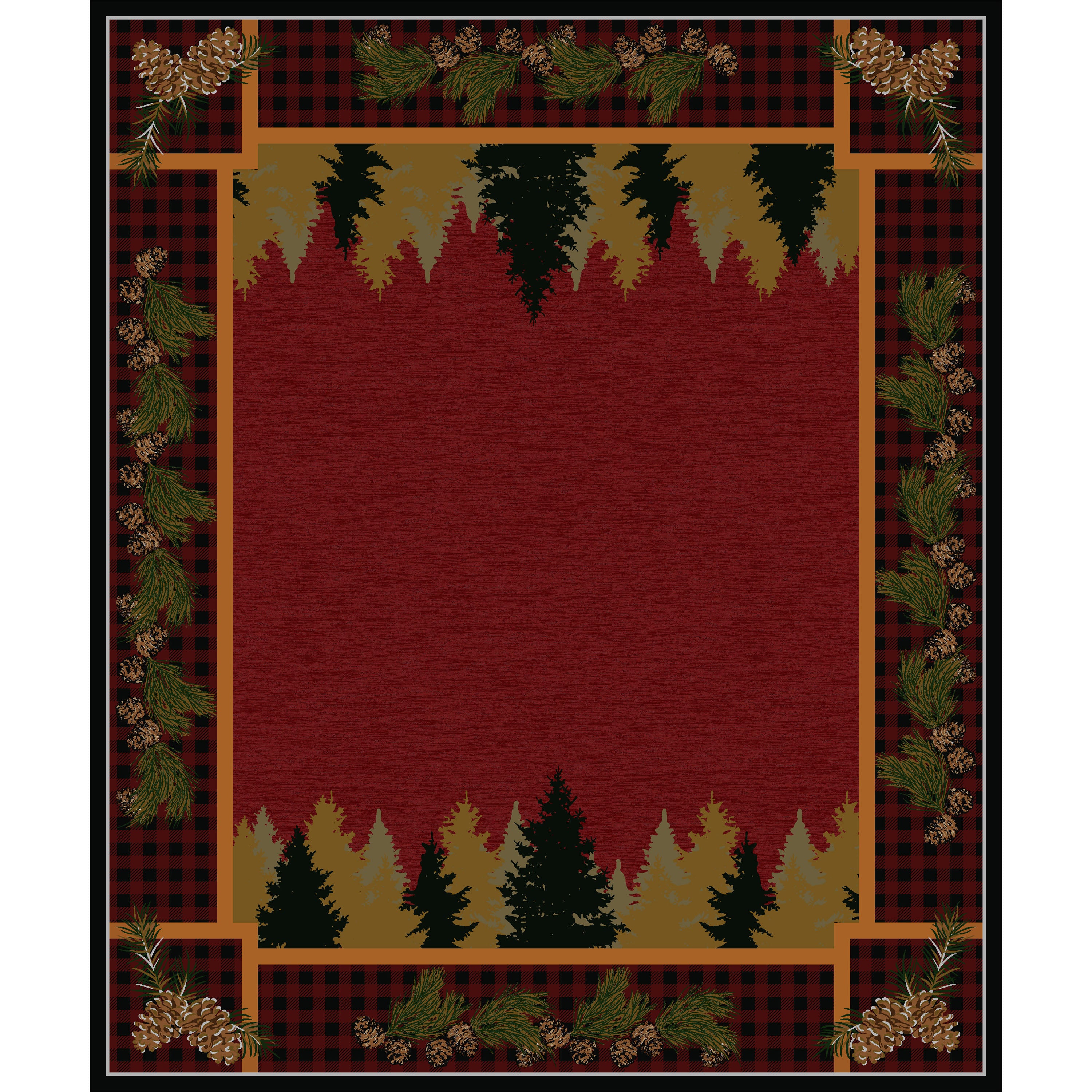 Plaid Woodsman American Dakota Rugs