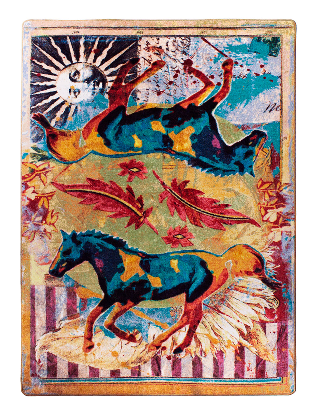 Ruiz Galloping Horses American Dakota Rugs