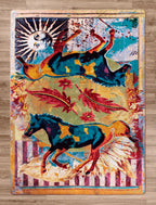 Ruiz Galloping Horses American Dakota Rugs