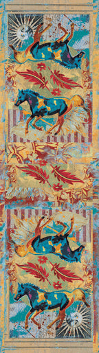 Ruiz Galloping Horses American Dakota Rugs