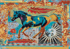 Ruiz Galloping Horses American Dakota Rugs