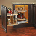 Door Mount Storage Pull Out for Blind Right Corner Cabinet 18" Rev-A-Shelf