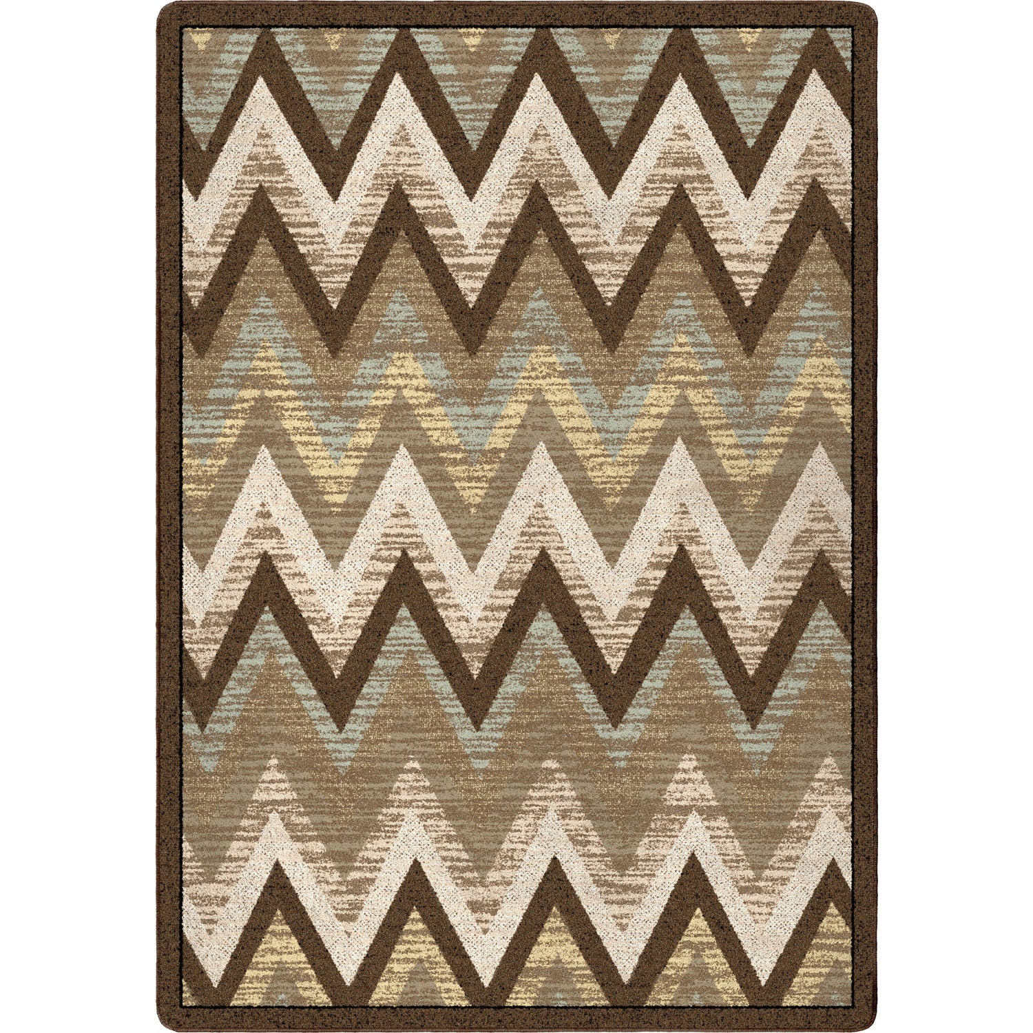 Rain Flame - Cool Earth American Dakota Rugs