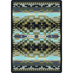 Rainbow Blanket - Blue Shades American Dakota Rugs