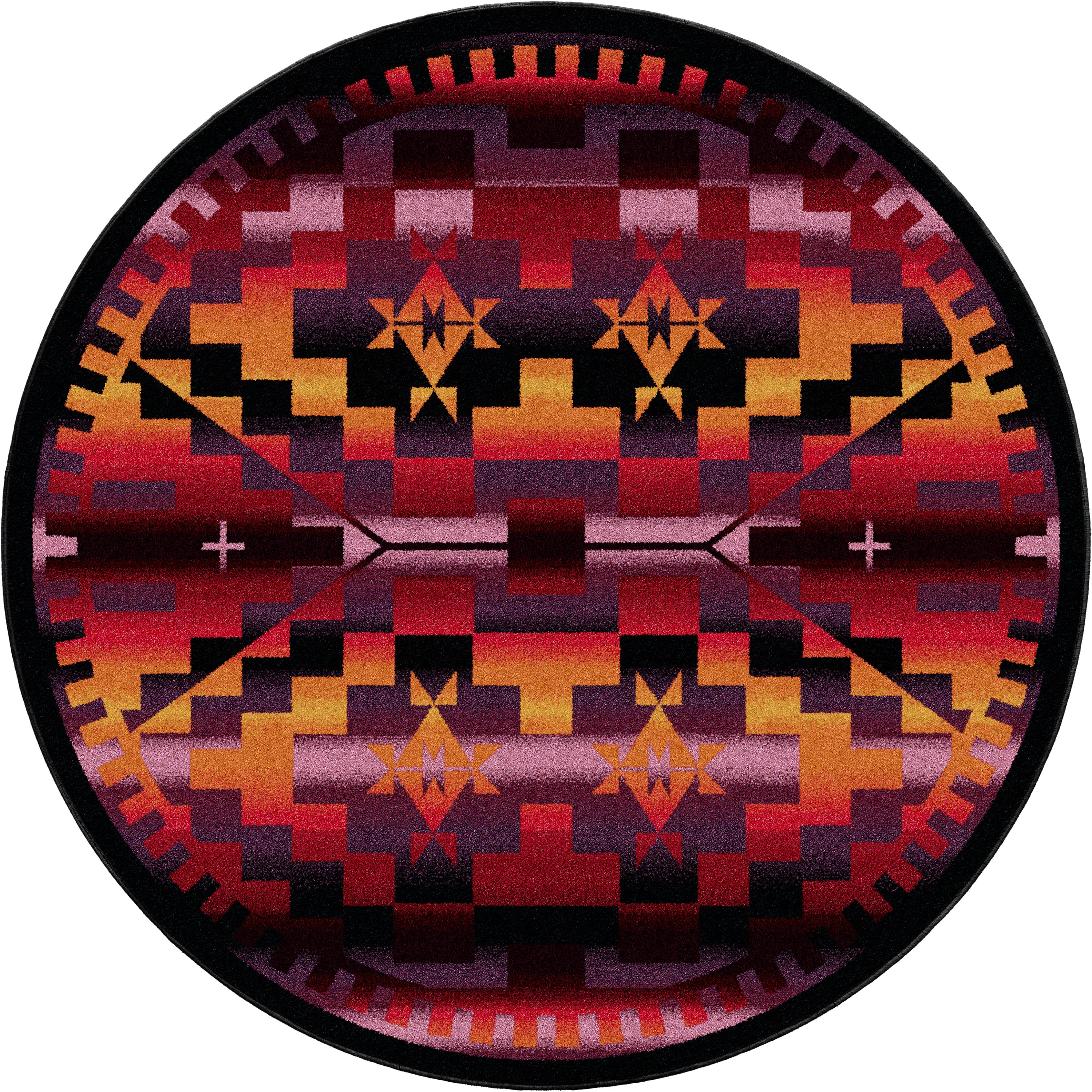 Rainbow Blanket - Sunset American Dakota Rugs