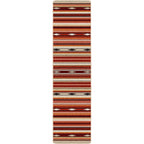 Remington Stripe Red Multi American Dakota Rugs