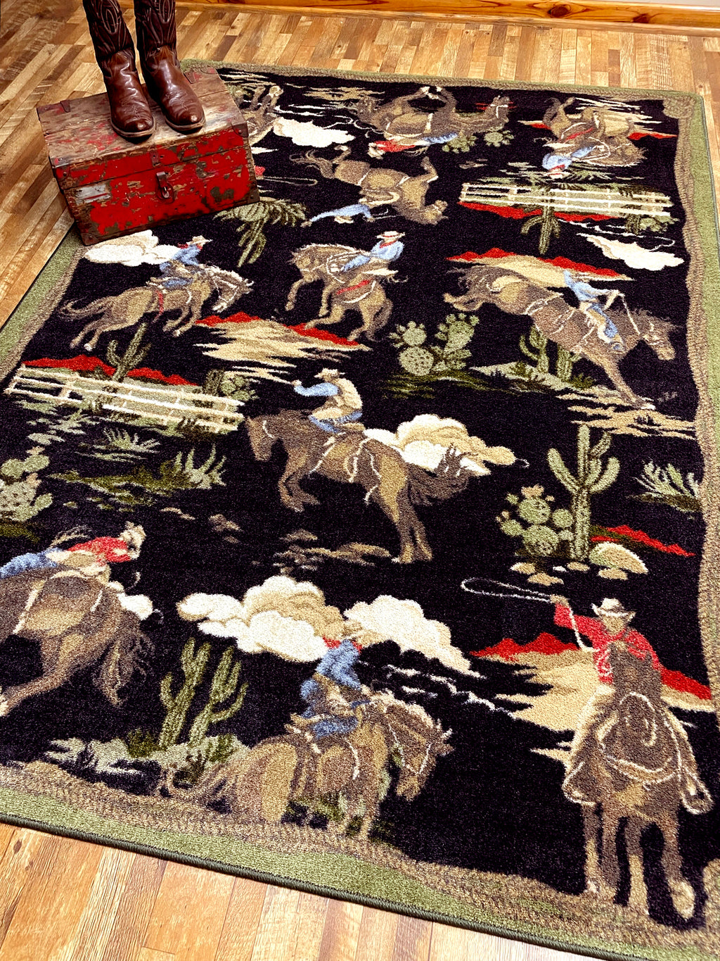 Retro Cowboy American Dakota Rugs