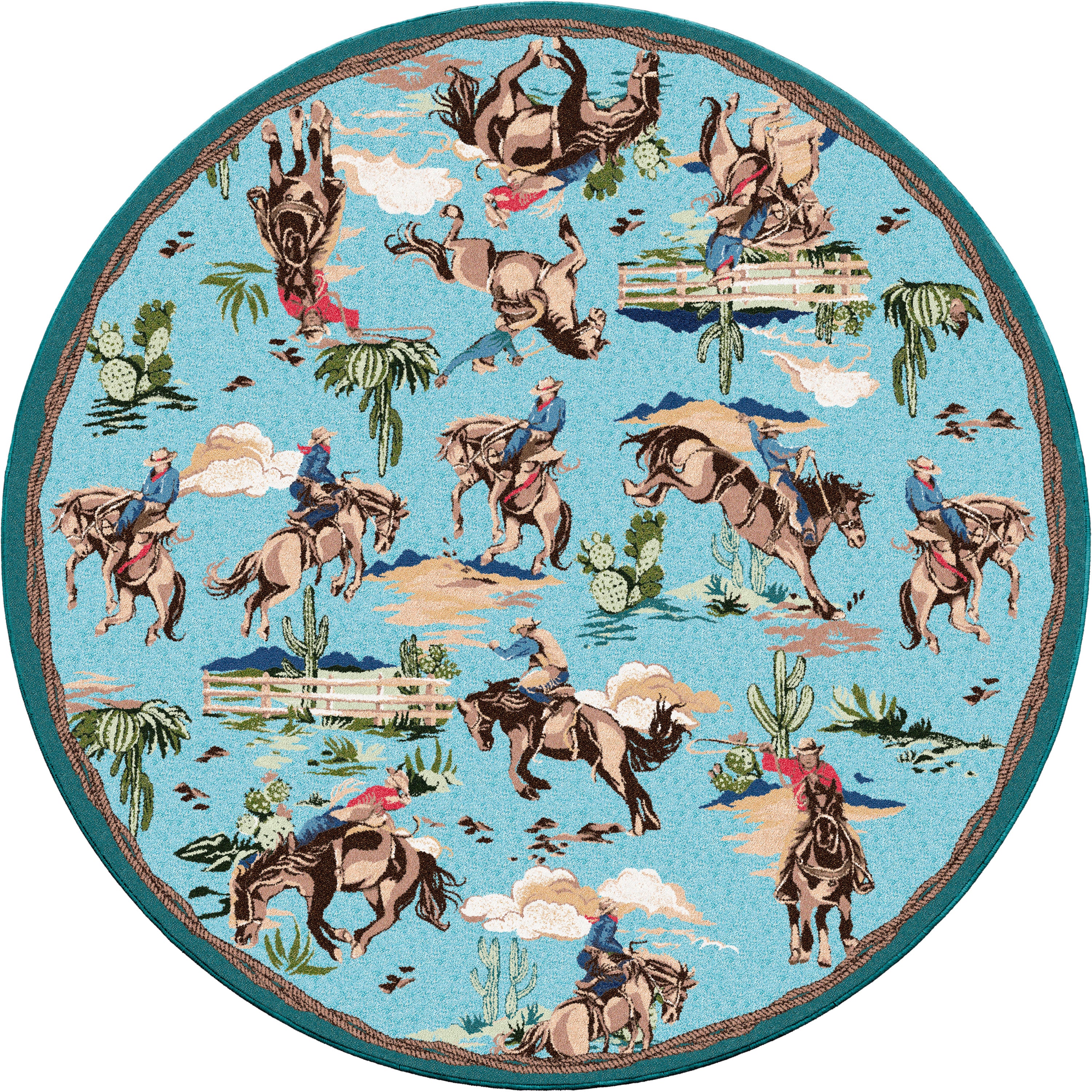 Retro Cowboy American Dakota Rugs