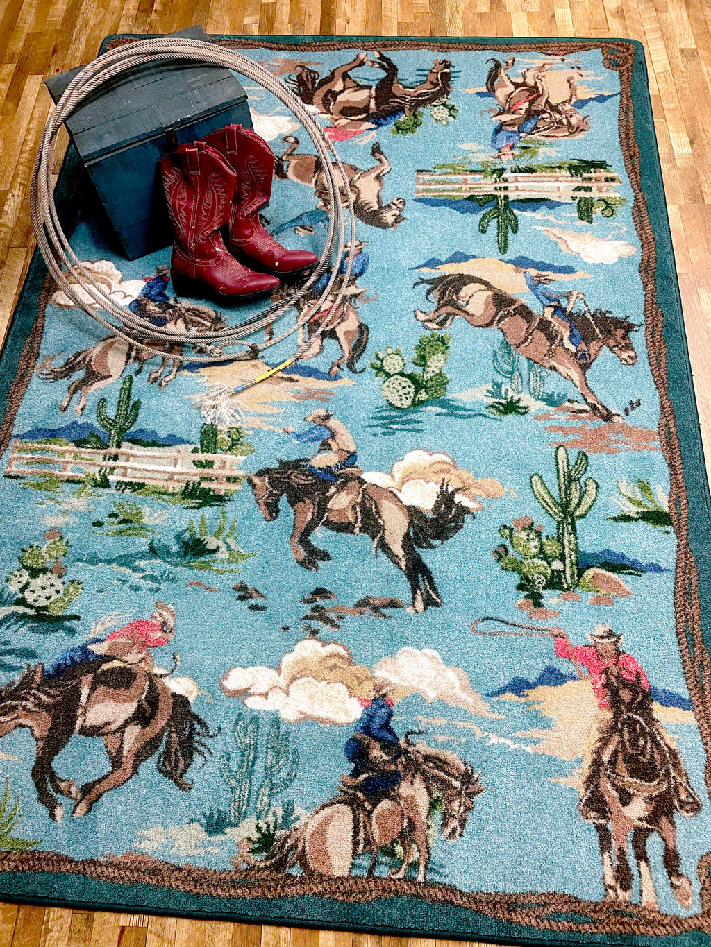 Retro Cowboy American Dakota Rugs