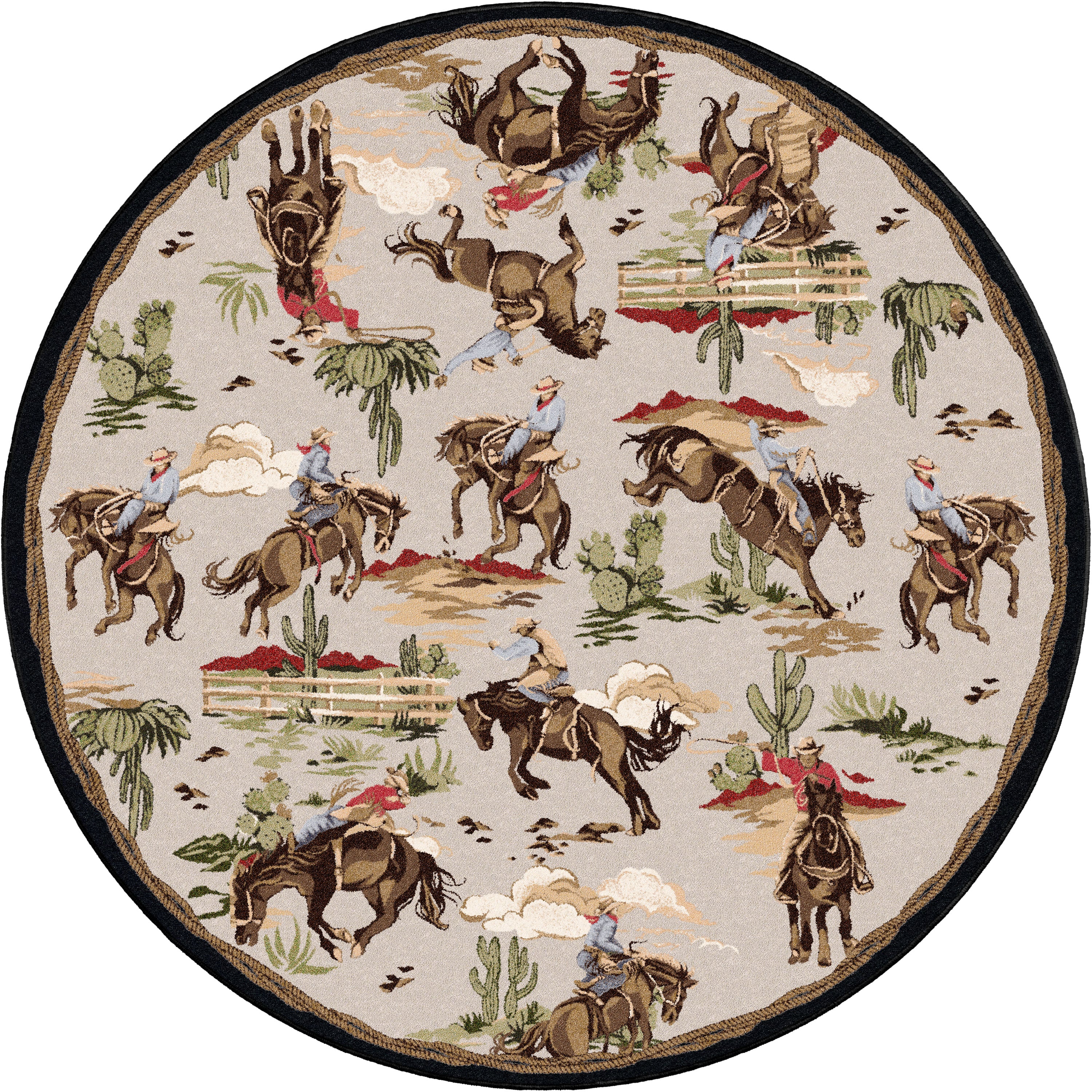 Retro Cowboy American Dakota Rugs