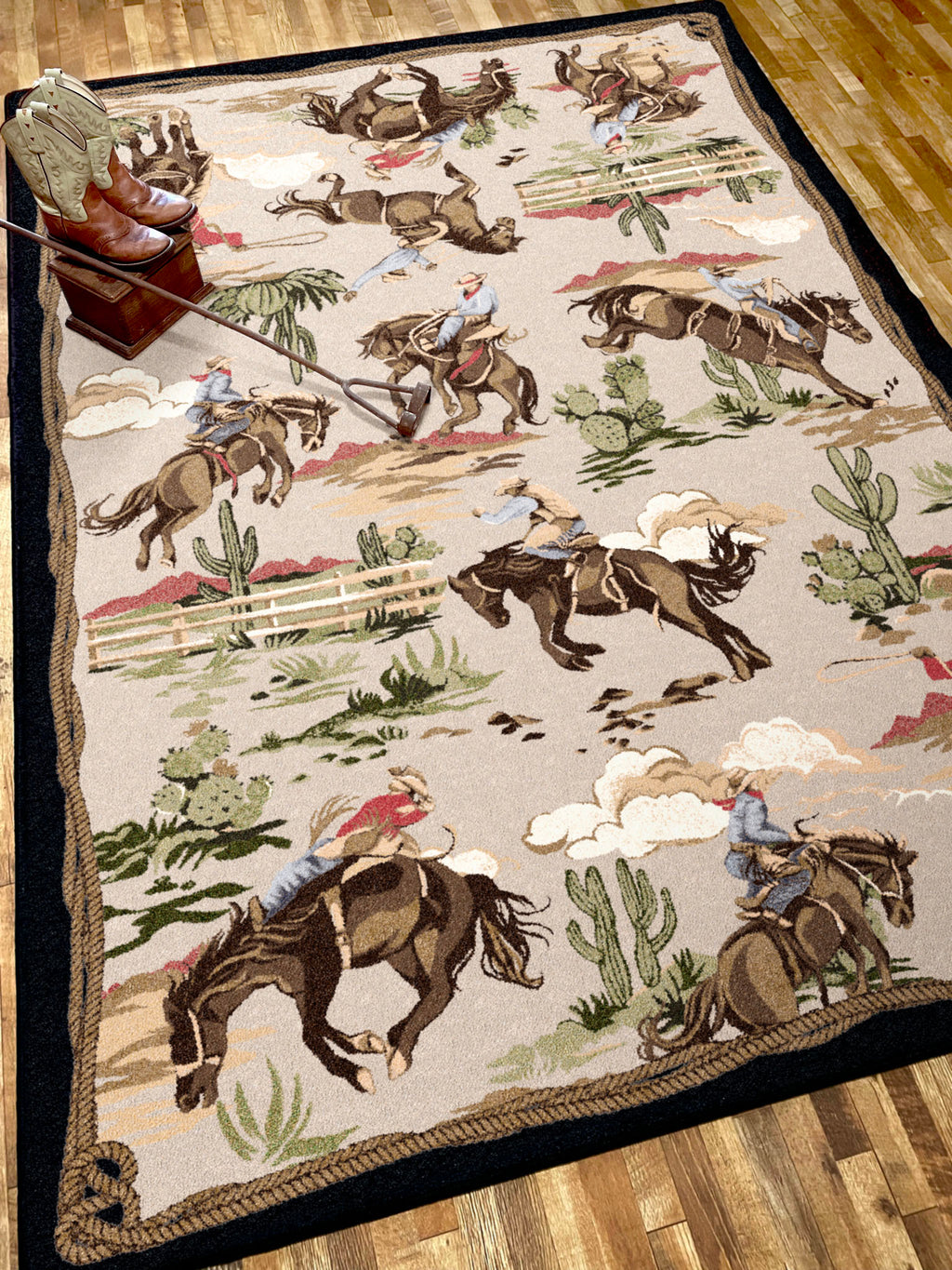 Retro Cowboy American Dakota Rugs