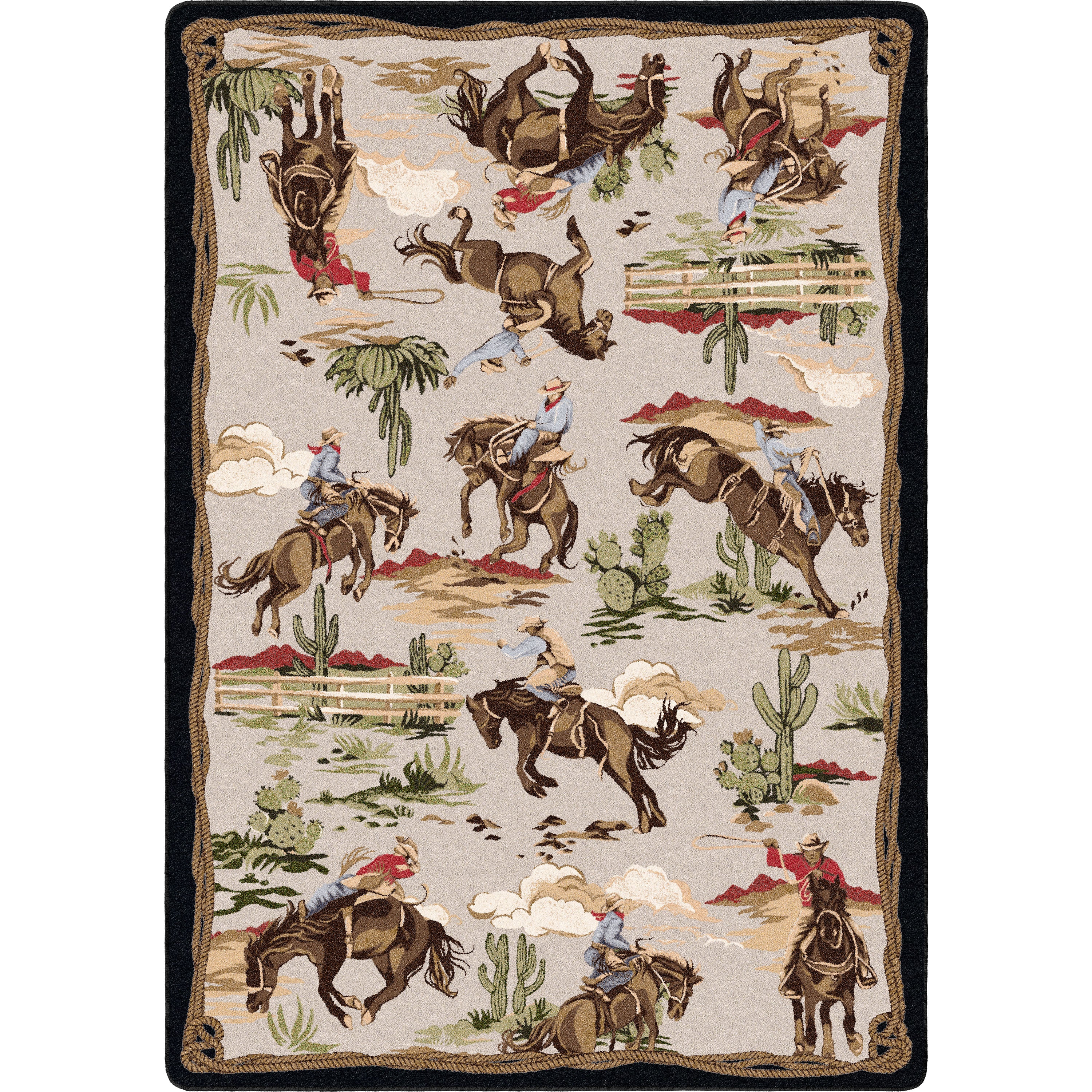 Retro Cowboy American Dakota Rugs