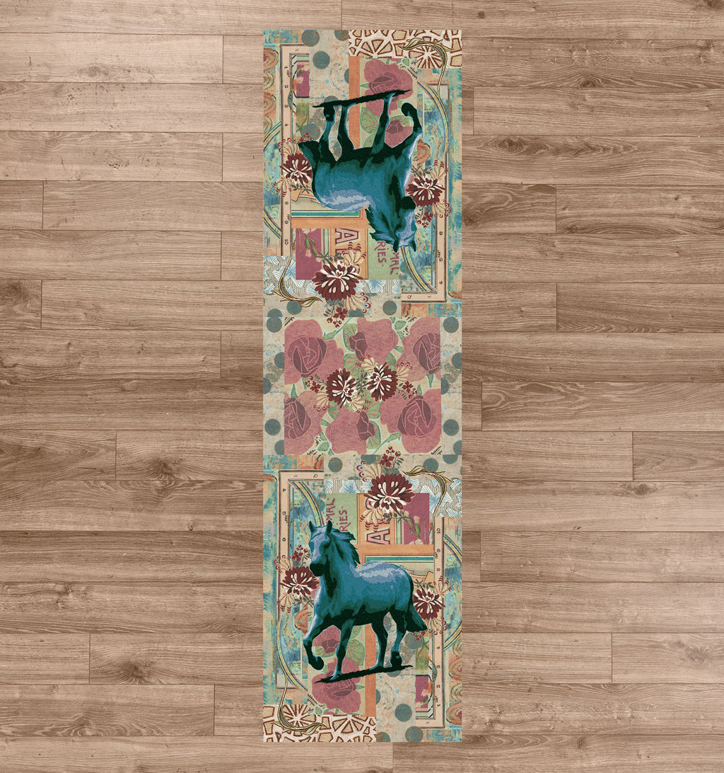 Ruiz Blue Horse American Dakota Rugs