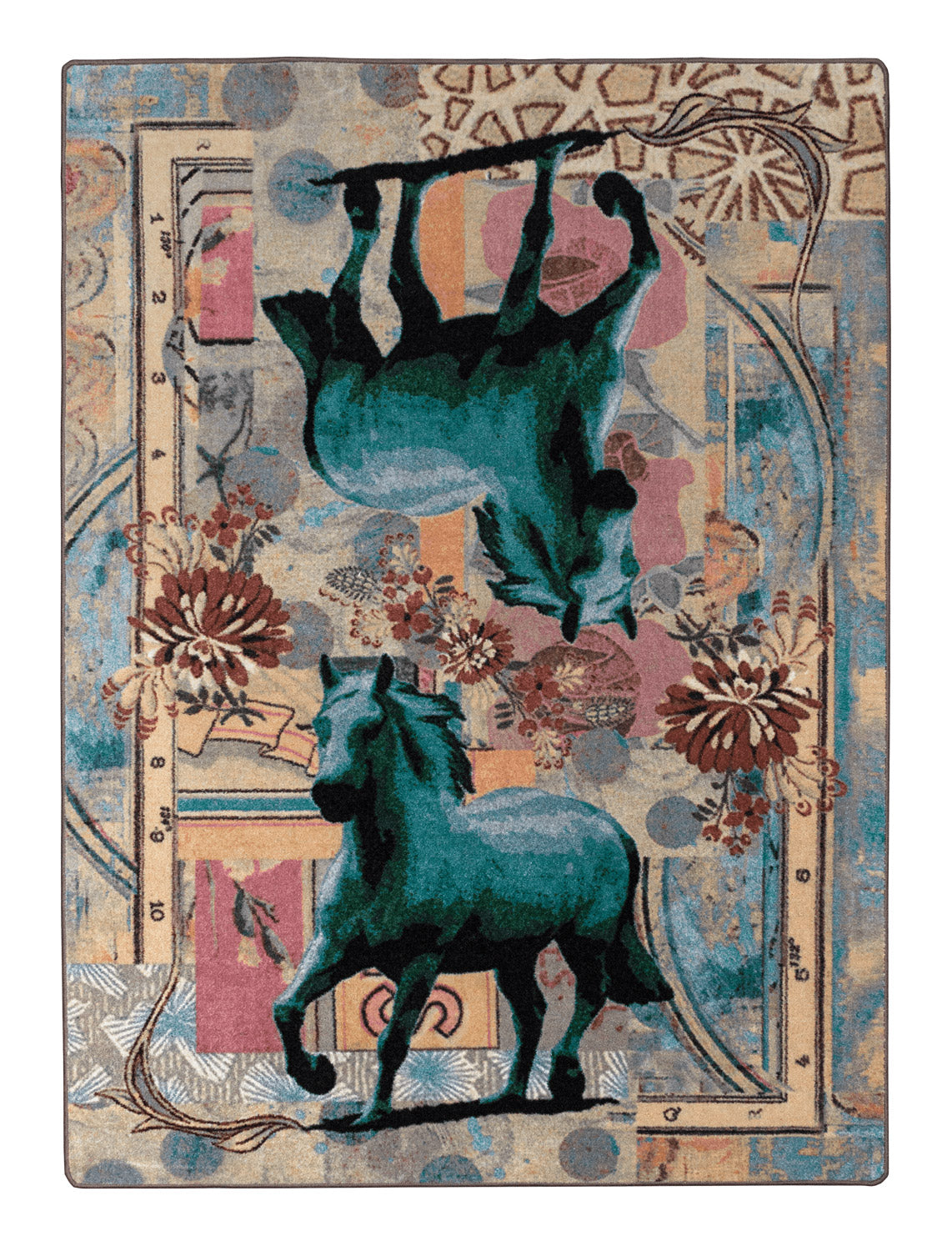 Ruiz Blue Horse American Dakota Rugs