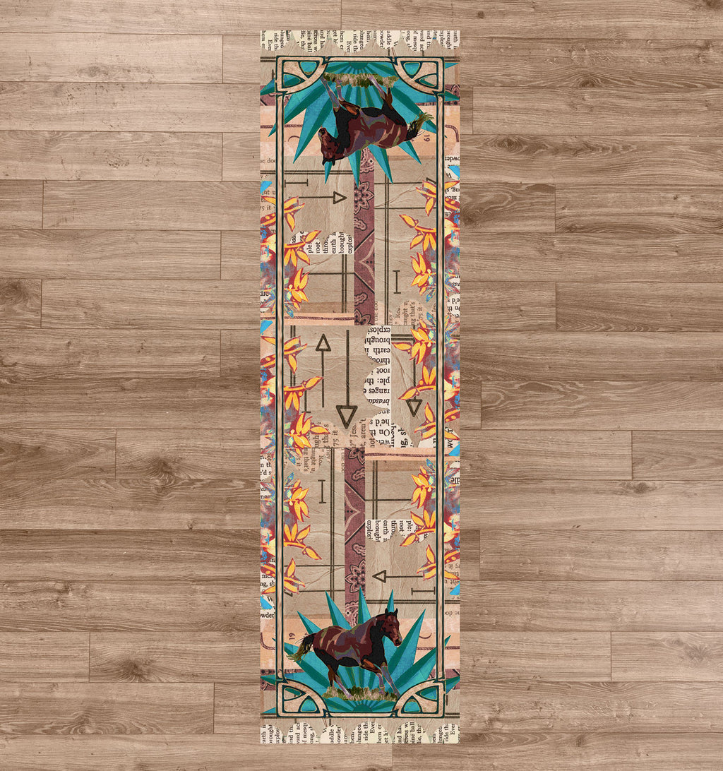 Ruiz Brown Horse American Dakota Rugs