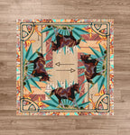 Ruiz Brown Horse American Dakota Rugs