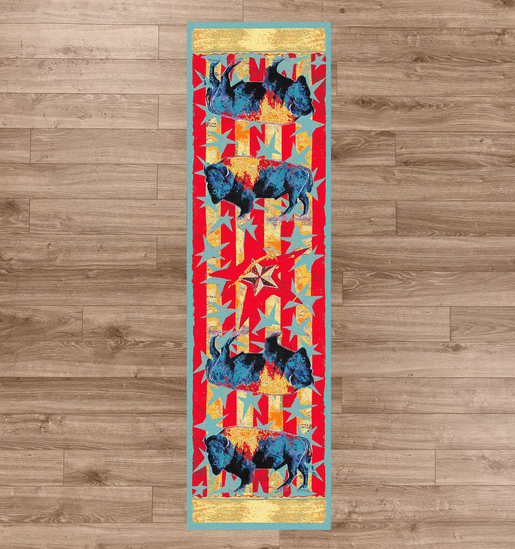 Ruiz Buffalo Stars & Stripes American Dakota Rugs