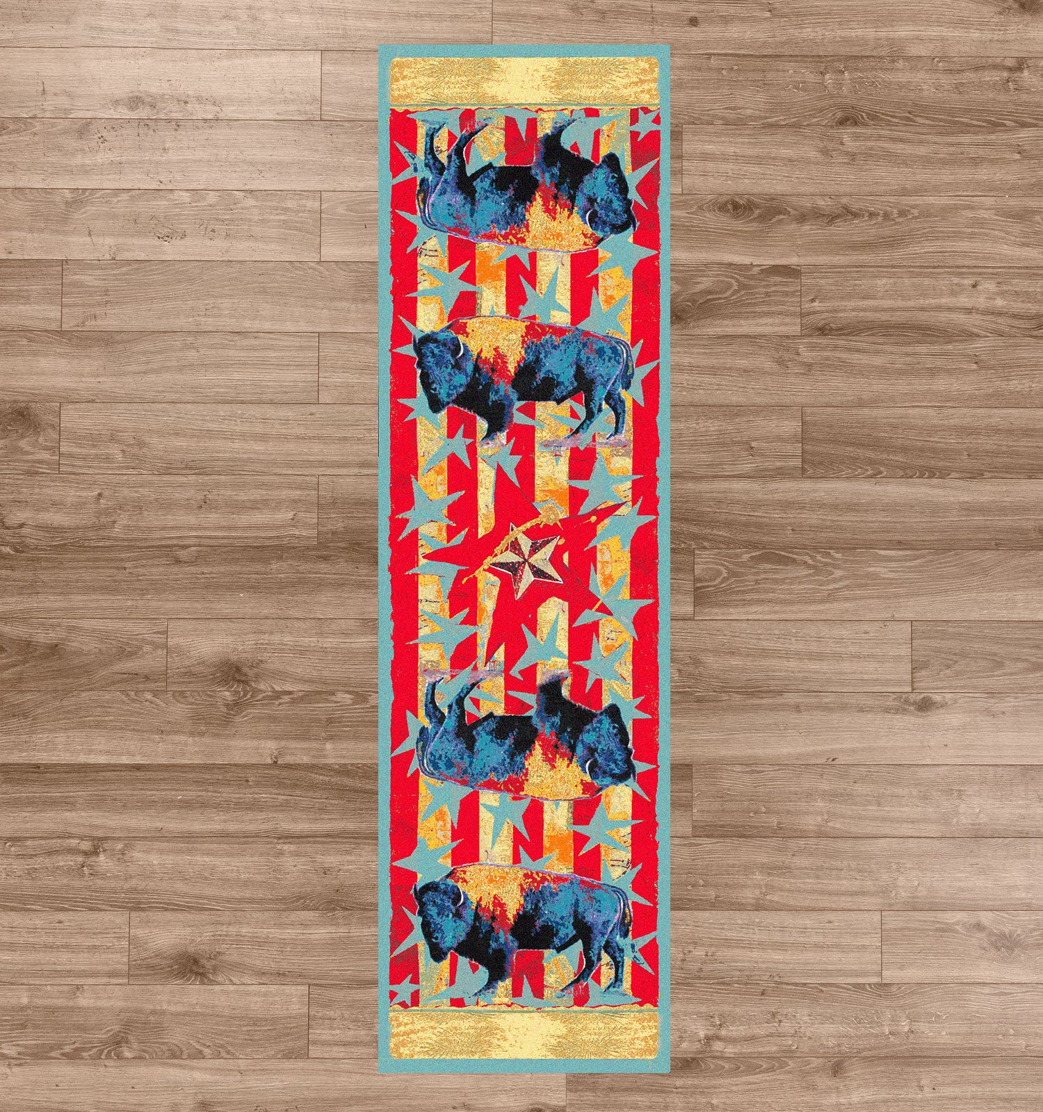 Ruiz Buffalo Stars & Stripes American Dakota Rugs
