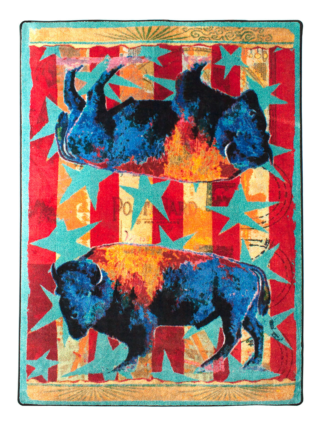 Ruiz Buffalo Stars & Stripes American Dakota Rugs