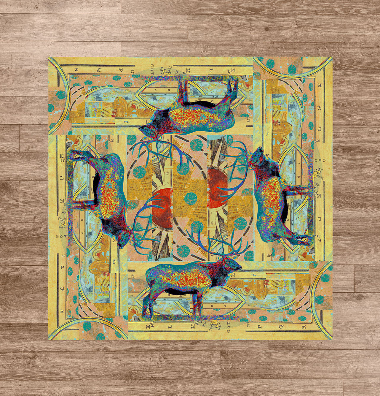 Ruiz Elk Pair American Dakota Rugs