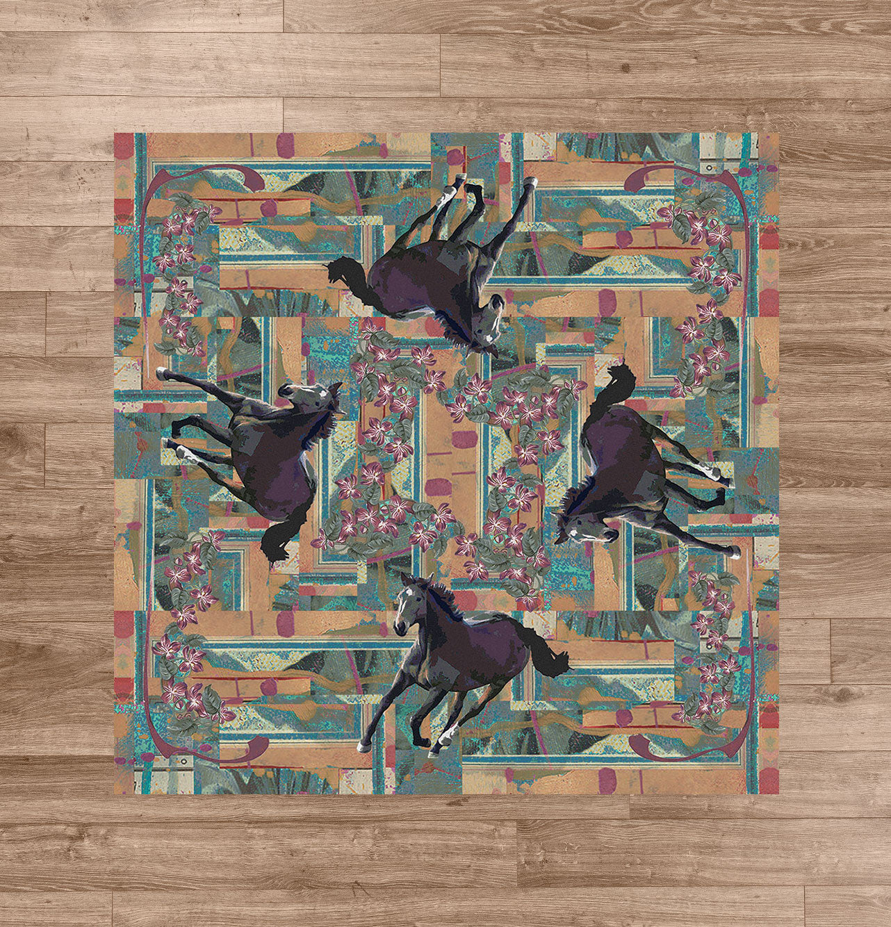 Ruiz Purple Horse American Dakota Rugs
