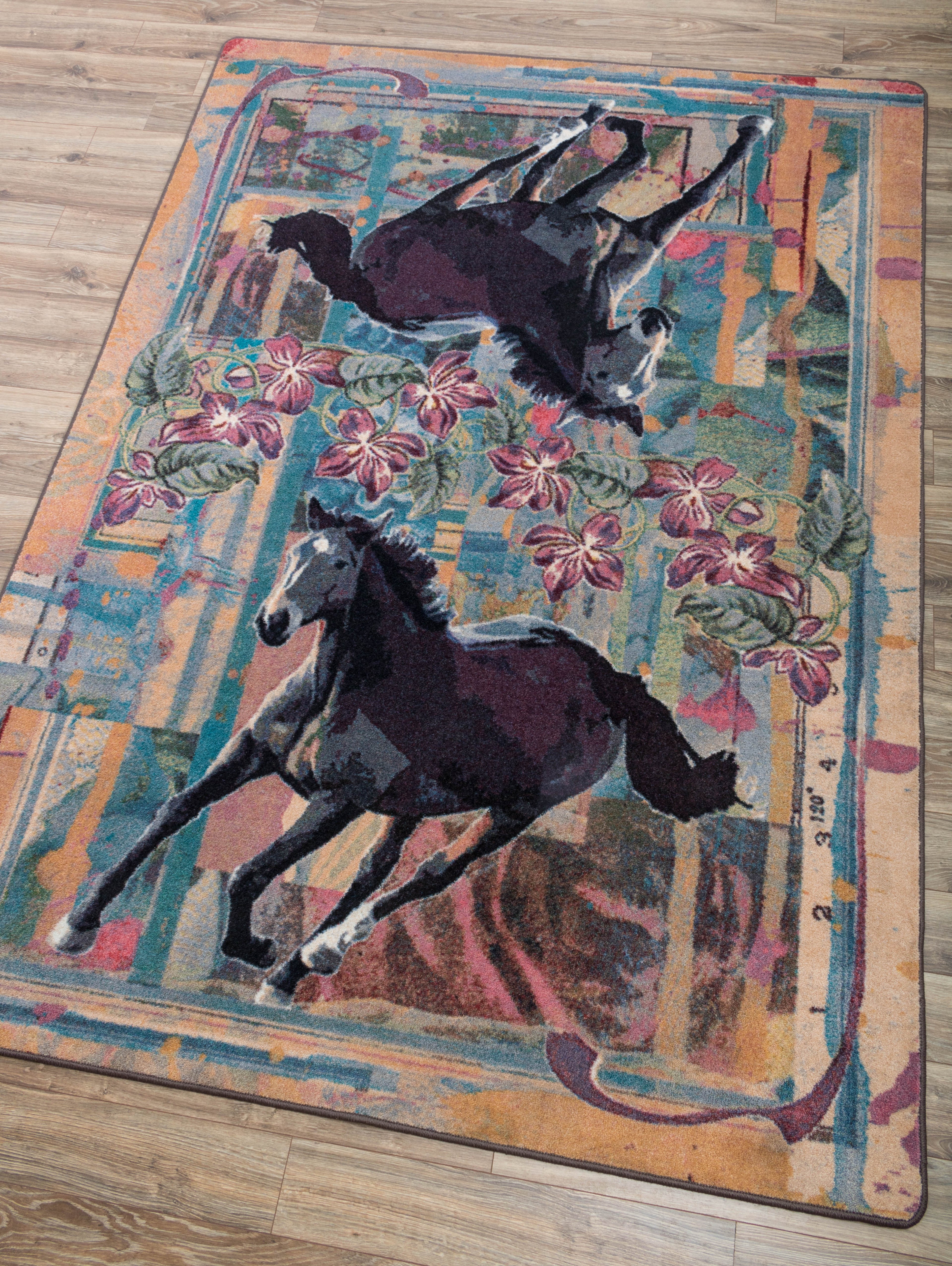 Ruiz Purple Horse American Dakota Rugs
