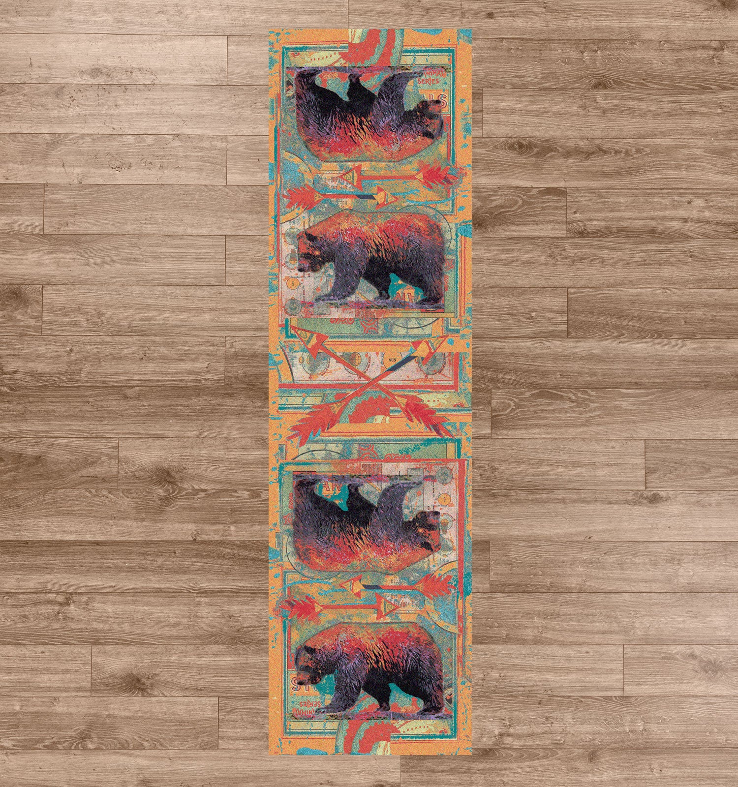 Ruiz Walking Bear American Dakota Rugs