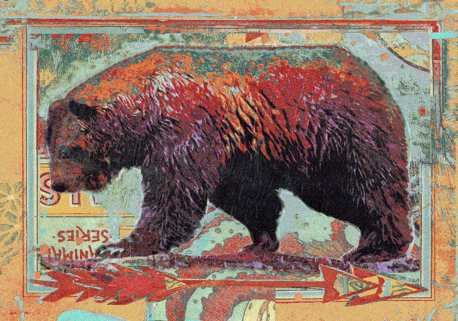 Ruiz Walking Bear American Dakota Rugs