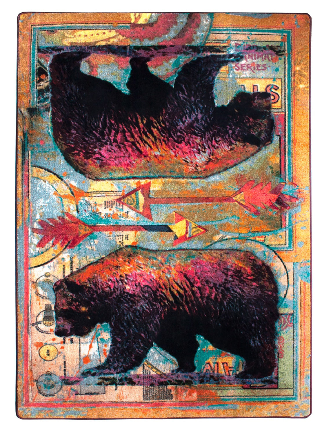 Ruiz Walking Bear American Dakota Rugs
