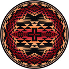 Rustic Cross - Burnt Red American Dakota Rugs