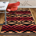 Rustic Cross - Burnt Red American Dakota Rugs