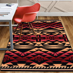 Rustic Cross - Burnt Red American Dakota Rugs